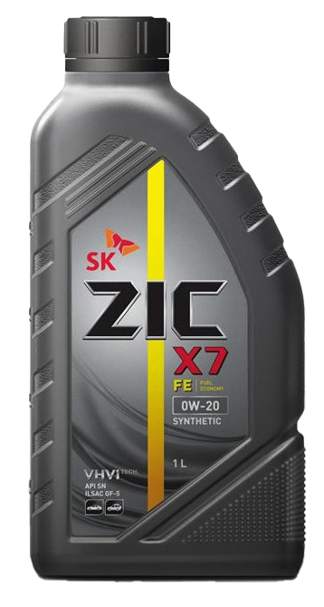 Моторное масло ZIC X7 FE 0W-20, 1л